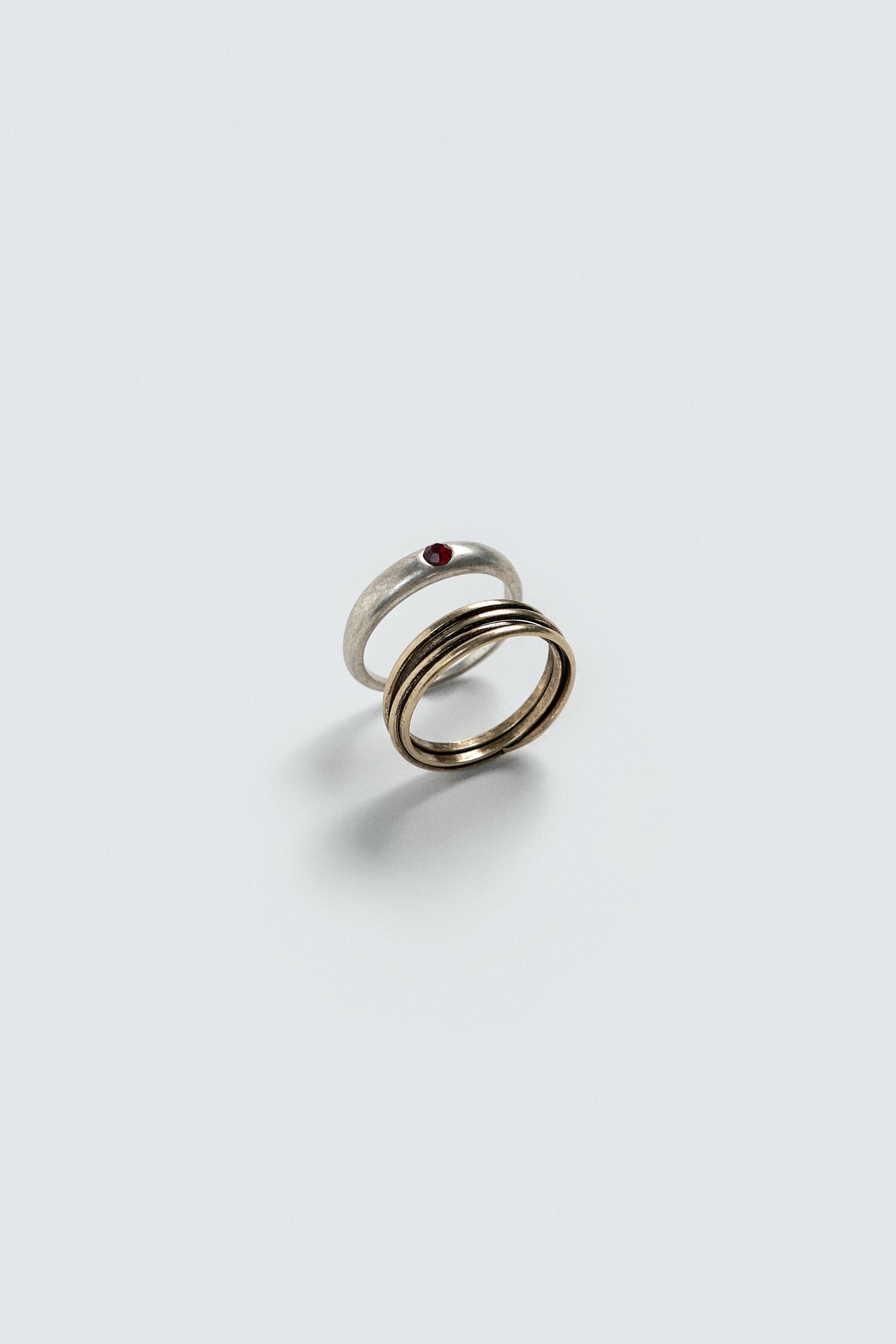 2-PACK OF COMBINED METAL RINGS